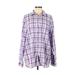 Pre-Owned Lands' End Women's Size L Tall Long Sleeve Button-Down Shirt