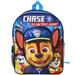 PAW Patrol Boys' Backpack 16" Kids School Bag with Chase Pocket Plus Bonus Water Bottle, Blue
