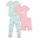 Little Me Baby Girls 4-pc. Rainbow Pajama Set