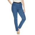 Jessica London Women's Plus Size Straight Leg Stretch Denim Jeggings Jeans Legging