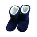 LUXUR Unisex Slipper Boots Fur Lined Winter Warm Thermal Ankle Bootie Shoes