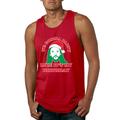 We Gonna Party Like its my Birthday Ugly Christmas Sweater Mens Graphic Tank Top, Red, Large