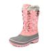 Dream Pairs Ankle Snow Boots Boys Girls Winter Warm Lace Up Waterproof Shoes Kriver-1 Pink Size 2