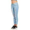 Cover Girl Denim Overall Jeans for Women Bib Strap Skinny Fit Junior Size 9 Varsity Blue Wash