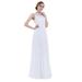 iEFiEL Women Ladies Embroidered Chiffon Bridesmaid Dress Long Evening Prom Gown Dress