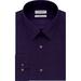 CALVIN KLEIN Mens Purple Collared Slim Fit Dress Shirt S 14.5- 32/33