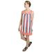 Sakkas Aidan Women Summer Short Shift Dress Colorful Loose Boho Casual Sleeveless - Salmon-Red - One Size Regular