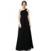 Ever-Pretty Womens One Shoulder Long Evening Prom Homecoming Party Dresses for Women 98163 Black US14