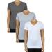 3-Pack Women's V-Neck Short Sleeve Basic Tee (S-3XL)