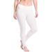 Fishers Finery Women's Ecofabric Athletic Yoga Ankle Length Legging (White, L)