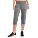Danskin Women's Athleisure Sleek Fit Crop Yoga Pant