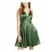 Dress Junior A-Line Satin Lace Up Back 5