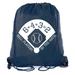 Mato & Hash Boys Drawstring Backpack Baseball Bags 1-10 Pack Bulk Options