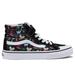 Vans SK8-Hi Reissue 13 Grade School Girls/Child Shoe Size Big Kid 3.5 Athletics VN0A4UI3WKS ((Surf Dinos) Black/True White)