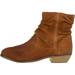 SoftWalk Womens Rochelle Leather Round Toe Ankle Fashion Boots