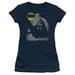 Batman - Bat Knockout - Juniors Teen Girls Cap Sleeve Shirt - X-Large