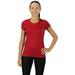 Alo Yoga Women's Mesh Back Short Sleeve Tee Athletic Top Gym Exercise Shirt