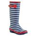 Henry Ferrera Tall Rain Boot Rain Boots Navy Red