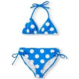 Kanu Surf Girls 7-14 Beachball Polka Dot UPF 50+ Bikini Swimsuit