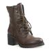 American Rag Womens Sloanie Faux Leather Lace-Up Booties