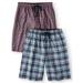 Hanes Men's 2-Pack Woven Stretch Sleep Jam Short