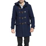 BGSD Mens Benjamin Wool Blend Classic Duffle Coat (Big & Tall)