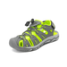 DREAM PAIRS Kids Summer Sandals Boys Girls Outdoor Sports Sandals Walking Shoes 160912-K GREY/NEON/GREEN Size 11