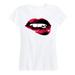Biting Lip - Women's Short Sleeve Graphic T-Shirt