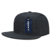 DECKY Washed Denim Snapback 100% Cotton Hats Hat Caps Cap For Men Women Black