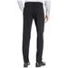 Kenneth Cole Reaction Four-Way Stretch Solid Twill Slim Fit Flat Front Chino Black