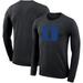 Duke Blue Devils Nike Big & Tall Primary Logo Legend Performance Long Sleeve T-Shirt - Black