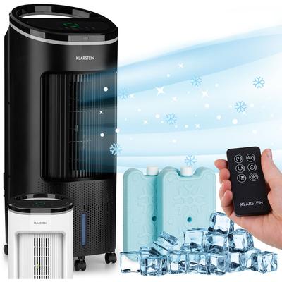 Klarstein - Rafraichisseur d'Air Mobile 4 en 1, Refroidisseur d'Air par Evaporation, Mode Nuit,