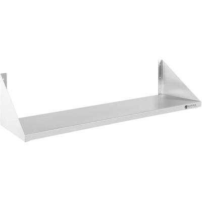 Royal Catering - Neu Gastro Wandbord Wandregal Edelstahl Konsole Edelstahlregal Tellerbord 90 cm Image