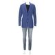 Burberry Ladies Laneham Wool Blend Blazer