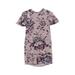 Burberry Ladies Ash Rose Anthia Silk Floral Print Dress