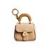 Burberry Ladies Dk88 Handle Bag Charm In Honey / Ochre Yellow