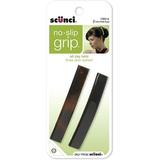 Scunci No-Slip Grip Auto Clasp Barrettes Colors May Vary 2 Ea (Pack of 2)