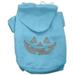 Jack O Lantern Rhinestone Hoodies Baby Blue XS (8)