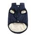 XS-3XL Windproof Pet Dog Puppy Vest Jacket Pet Clothing Warm dog-winter-clothes Coat For Small Medium Large Dogs Plus size Blue L