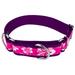 Country Brook PetzÂ® 1 1/2 inch Pink Hawaiian Signature Martingale Dog Collar - Each collar you buy a collar is donated to a shelter Large