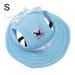 Round Brim Princess Cap Visor Hat Pet Dog Mesh Porous Sun Cap with Ear Holes for Small Extra Small Dog Teddy Pug Chihuahua Shih Tzu Yorkshire Terriers Papillon