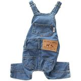 Oxodoi Fashion Dog Clothes Costumes Pet Jean Overalls Clothes Pet Pant