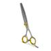 Sharf Pet Thinning Shears Gold Touch 7 46-Tooth Professional Dog Grooming Scissors Slim Pointed Tip Shear Sharp 440c Japanese Stainless Steel Dog Thinning Scissors.