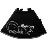 The Original Patented Comfy Cone with Removable Stays Small Black