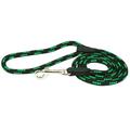 Dogs My Love Dog Rope Leash 4ft Long (XSmall: 4ft Long; 0.25 Diam (6mm) Green/Black)