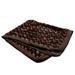 Furhaven Pet Dog Bed Cover - Deluxe Mat Ultra Plush Faux Fur Traditional Foam Mattress Pet Bed Replacement Cover for Dogs and Cats Chocolate Jumbo Plus
