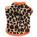 Groomer Christmas Pet Dog Clothes Coat Winter Cute Leopard Dot Pet Pullover Shirt