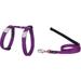 Red Dingo CH-ZZ-PU-SM Cat Harness & Lead Combo Classic Purple