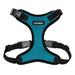 Voyager Step-In Lock Pet Harness - All Weather Mesh Adjustable Step In Harness for Cats and Dogs by Best Pet Supplies - Turquoise/Black Trim XL