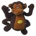 Multipet Deedle Dude 8-Inch Singing Monkey Plush Dog Toy Brown